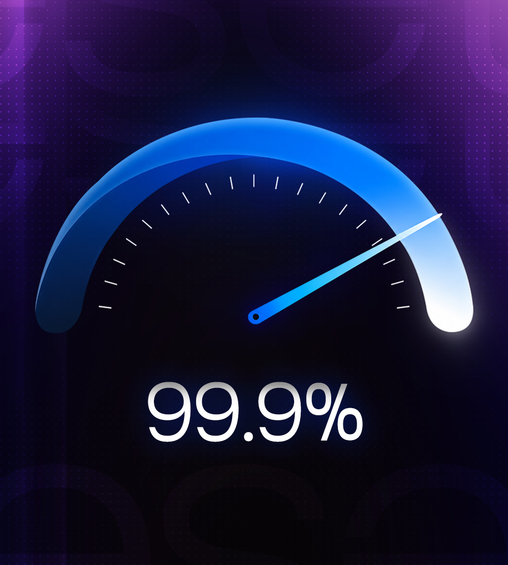 99.9% Uptime SLA